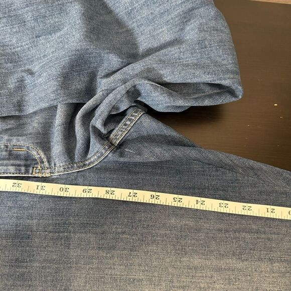 Simply Vera Wang Skinny Jeans Womens Plus Sz 24W Blue Embroidered Flowers Denim - Picture 14 of 15